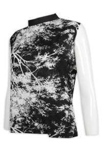 VT225 Design Women's Vest T-Shirt Snowflake Print Whole Print Active Print Vest Vest T-Shirt Manufacturer